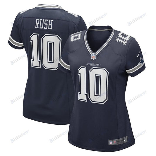 Cooper Rush 10 Dallas Cowboys Women's Game Player Jersey - Navy